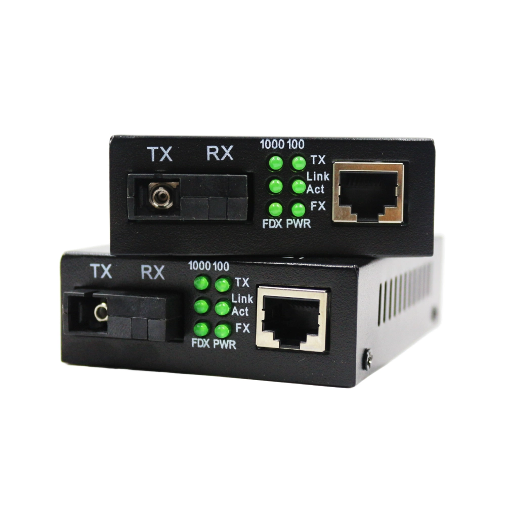 Metro Fiber Media Converter Pair 10/100/1000 Giga view 3